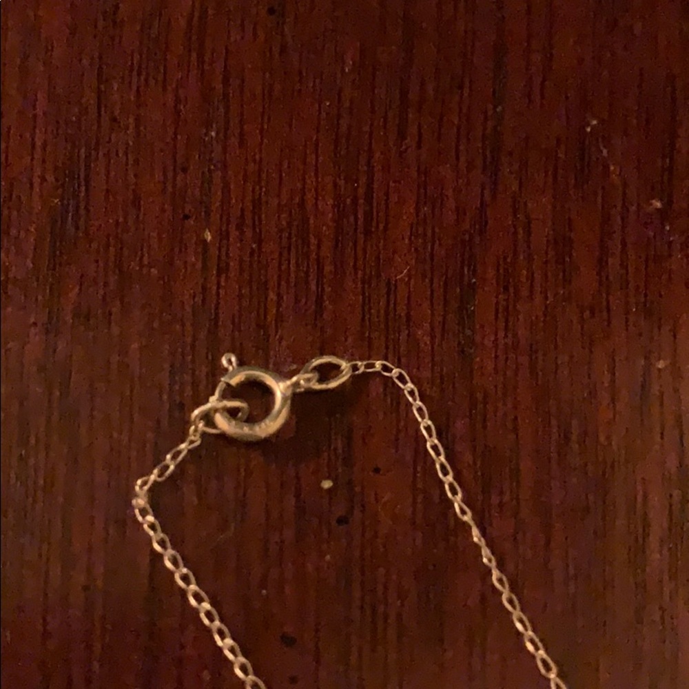 Silver, yellow gold and diamond accent pendent - Picture 8 of 8